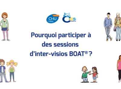 Visuel illustrant la vidéo dans laquelle le Docteur Mathieu LACAMBRE, psychiatre responsable de la filière de psychiatrie Légale et de la BOAT® au CHU de Montpellier, explique les objectifs des inter visios BOAT®, leur rôle dans l’enrichissement des pratiques, le partage d’expérience et la levée des freins éventuels à l’utilisation de la BOAT®.