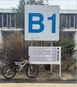 Image du bâtiment B1, clinique les Tilleuls, Hôpital la Colombière au CHU de Montpellier, dans lequel se trouve le service du CRIAVS-LR